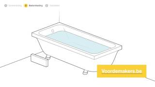 Een bad plaatsen  stap voor stap uitgelegd  Doehetzelf [upl. by Ahsinaj]