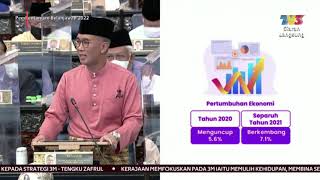 LANGSUNG Pembentangan Bajet 2022 oleh Menteri Kewangan Tengku Datuk Seri Zafrul Tengku Abdul Aziz [upl. by Naes]