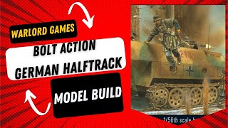 Bolt Action German SdKfz 25110 AusfD Halftrack Build tabletopgames wargaming boardgames [upl. by Nylorak]