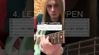 5 Iconic Tame Impala Guitar Riffs With Tabs [upl. by Blain]