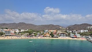 arriving into Huatulco Mexico on Holland America Zaandam April 4th 2024 [upl. by Queridas]