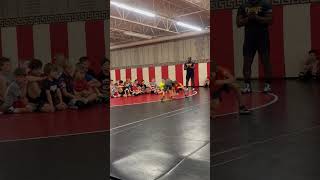 J’Den Cox helping the Kansas Youth Wrestlers olympics usa wrestling kansas goals [upl. by Maria]