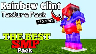 I Made Aura Rainbow Glint Texture Pack For Minecraft McpeBedrock 121  100 Working no clickbait [upl. by Douty]