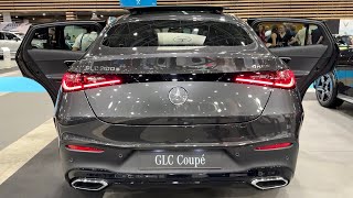 New MERCEDES GLC Coupe 2024  PRACTICALITY test amp TRUNK SPACE GLC 300 e 4MATIC [upl. by Elyl]