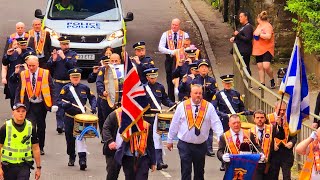 Pride of the Village Flute Band  Thornliebank And Pollokshaws LOL28 Church parade 12thMay 2024 [upl. by Saidel918]