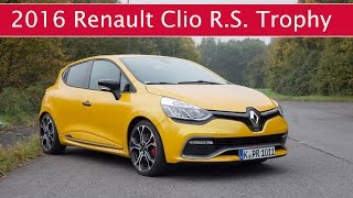 Fahrbericht Renault Clio RS 220 EDC Trophy [upl. by Maggi192]