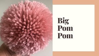 HOW TO MAKE A POMPOM USING A CARDBOARD  2 WAYS  6 INCHES [upl. by Anomer]