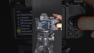 How To Reset Settings In Nikon mirrorless Camera  Nikon Camera Reset Kaise Kare shorts nikon [upl. by Ylicec859]