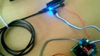 12V bipolar stepper motor run by an arduino micro at 150rpm [upl. by Pirali884]