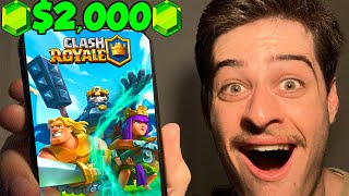 I Spent 2000 Beating Clash Royale [upl. by Ymmat]