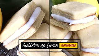 Galletas de Limón Rellenas Tipo Havanna [upl. by Ahsatan471]