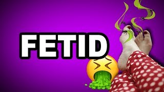 👃👎 Learn English Words  FETID  Meaning Vocabulary with Pictures and Examples [upl. by Ycrad]