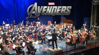 The Avengers Theme Symphony Orchestra LIVE [upl. by Ahsiri531]