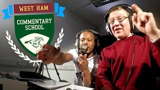 Evra and the West Ham lads try Cheltenham horse racing commentary [upl. by Ingra]