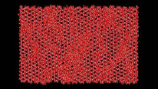 Custom LAMMPS Script Ice melting simulation [upl. by Itida]