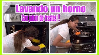 ✅LAVANDO UN HORNO USANDO SOLO JABÓN DE TRASTES ✅cleaningmotivation 2024 tipsdelimpieza cleaning [upl. by Elissa443]