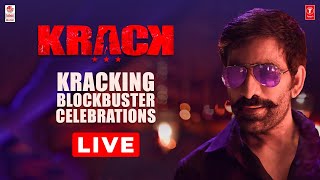 Krack KrackingBlockbuster Grand Success Celebrations Live  Lahari Music [upl. by Reichel762]