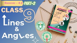 Lines and Angles  Class 9  Exercise 42 solutions part 2  TS  AP [upl. by Arimlede474]