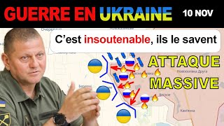 10 nov  DEUXIÈME VAGUE TERMINÉE Les Russes ont perdu 500 hommes PAR JOUR pour sécuriser 2 champs [upl. by Dwane]