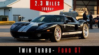 2005 Ford GT Heffner Twin Turbo Package  1000 HP  Top Speed [upl. by Noval]