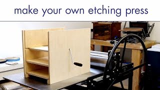 Make your own etching press from a pasta machine [upl. by Ahsienek]