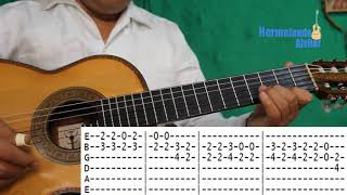 Ojitos verdes Dueto las Palomas Tutorial requinto Cómo tocar guitarra [upl. by Kast]