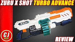 Zuru X Shot Turbo Advance  2018  40 Round Capacity MONSTER Review [upl. by Towroy]