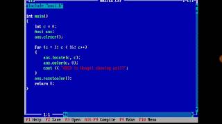 DOS Program  Turbo C 20 [upl. by Zandt]