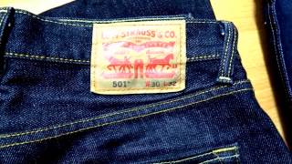 обзор levis selvage 511 и 501 STF [upl. by Dibbell]