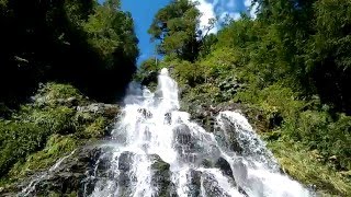 Puerto Aysén Patagonia Chile quotCascada El Leónquot [upl. by Eitsyrk]