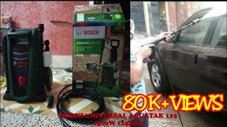 Bosch Universal Aquatak AQT 125bar 1500watt High Pressure Washer Unboxing And Review [upl. by Evelina495]