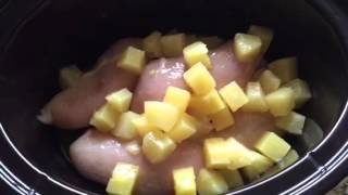 Crock Pot Hawaiian Chicken [upl. by Auberta]