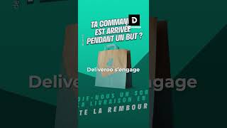 Deliveroo te rembourse si ta commande arrive pendant un but [upl. by Bevin]