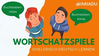 Den Wortschatz spielerisch trainieren  Lernspiele für den DaFDaZUnterricht [upl. by Raouf]