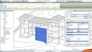 REVIT  Level 1  Tạo tường cơ bản  Basic Wall [upl. by Adnahcal]