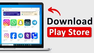 How to Download Google Playstore App in Laptop Updated [upl. by Airpal]