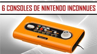 6 CONSOLES DE NINTENDO INCONNUES ET RÉVOLUTIONNAIRES [upl. by Notak]