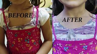 How to make a neckline smaller [upl. by Yanaj]