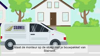 Stairwell traprenovatie  bouwpakket [upl. by Waxler]