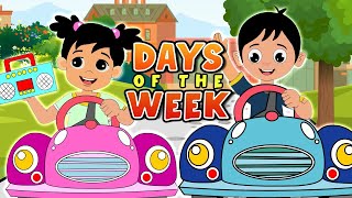 Days Of The Week Song  Days of The Week Hindi  Weekdays  English Week Days  7 Days of The Week [upl. by Ramahs761]