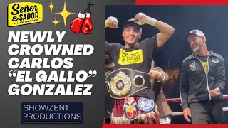 Interview With Newly Crowned NABAWBA Champion Carlos “El Gallo” González at RPE Show boxing rpe 🥊 [upl. by Debo]