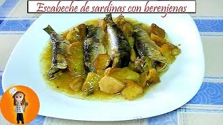 Escabeche de sardinas con berenjenas  Receta de Cocina en Familia [upl. by Tolkan]