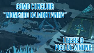 Como Concluir quotMonstro da Montanhaquot  Pico de Vindnr  Genshin Impact [upl. by Grey]