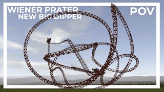 Wiener Looping Wiener Prater NEW 2024 MACK BIG DIPPER COASTER No Limits 2 [upl. by Yenattirb733]