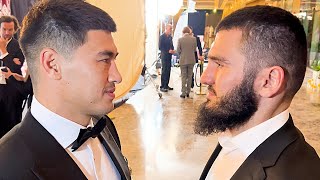 Dmitry Bivol PULLS UP on Artur Beterbiev  INTENSE FACE ENSUES as Beterbiev DISSES Bivol [upl. by Nunnery]