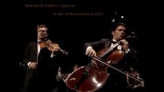 Capuçon brothers  Brahms Double Concerto  Verbier 2012  I Allegro extract Audio [upl. by Blackwell]