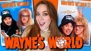 Watching Both WAYNES WORLD Movies for the First Time [upl. by Aynotahs246]