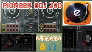 PIONEER DDJ 200  EDJING  ANDROID PHONE [upl. by Eugenle]