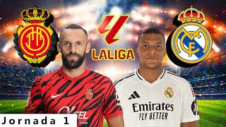 MALLORCA vs REAL MADRID  Jornada 1  LaLiga EA Sports 2425 Liga Española  Pronóstico en FC 24 [upl. by Aenit]