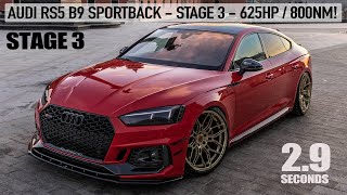 ONE OF WORLDS FASTEST AUDI RS5 B9  STAGE 3  625HP800NM  10 SEC 14 MILE  IN DETAIL  4K [upl. by Atikam318]